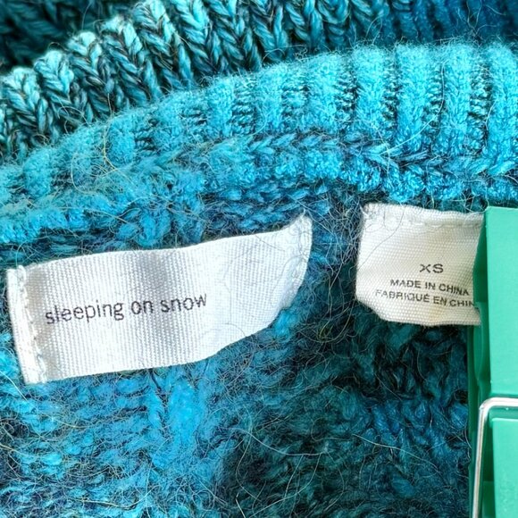 Anthropologie Sleeping On Snow Off-The-Shoulder Cable Knit Sweater (size XS) - Picture 6 of 15